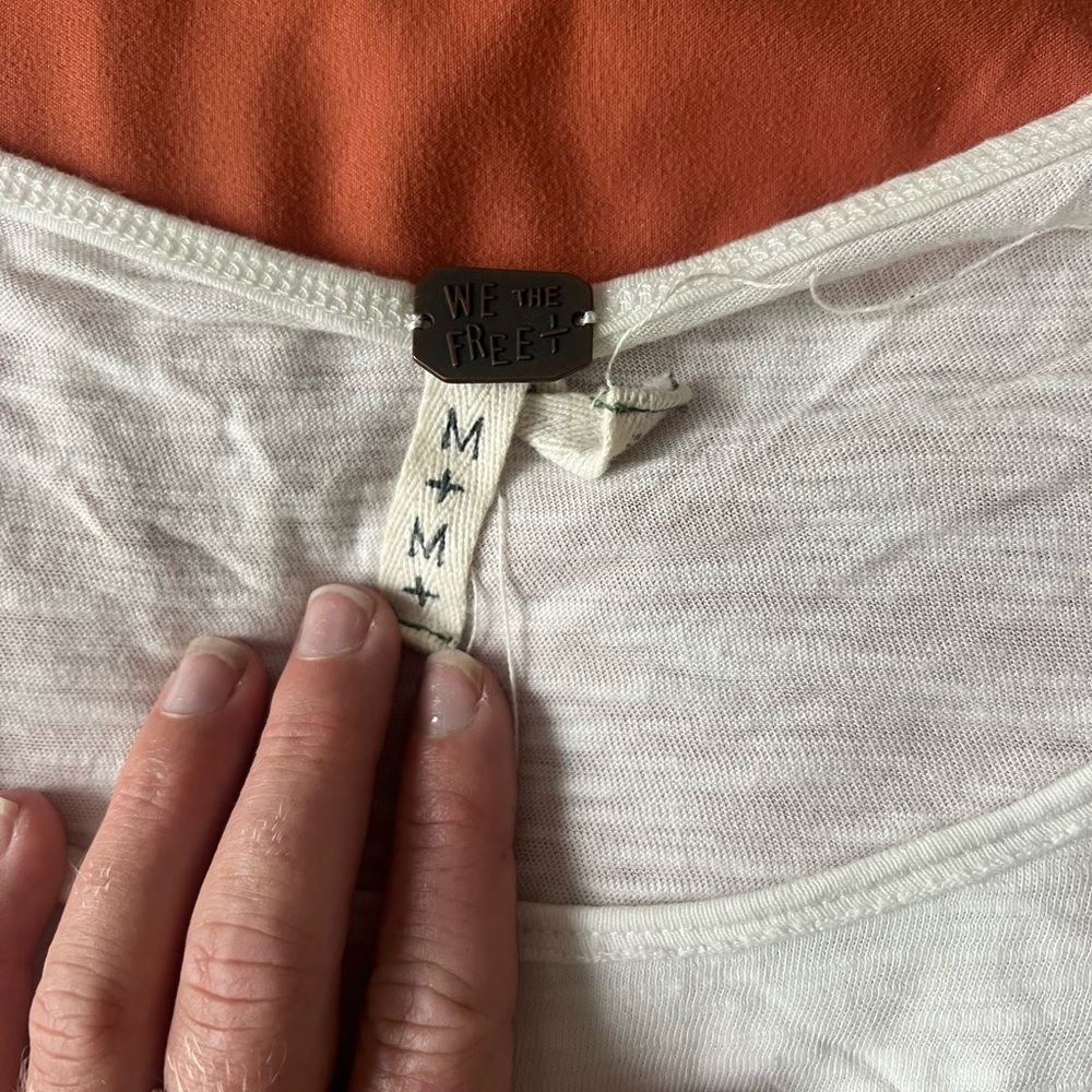 We The Free Off-White Tank Top